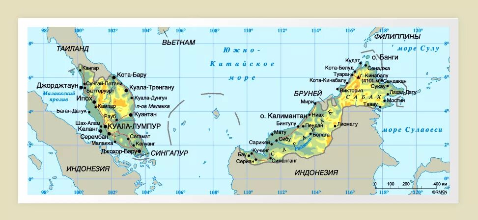 С какими странами граничит Малайзия на карте. Географическое положение Малайзии на карте. Физико географическое положение Малайзии. Карта Малайзии географическая. Карта малайзия на русском языке