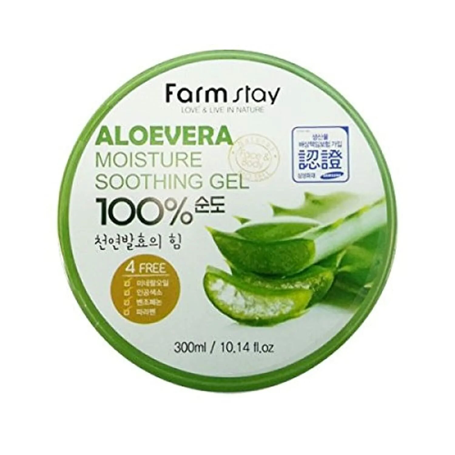 Farm stay Aloevera Moisture Soothing Gel 300ml. Aloe Vera Moisture Soothing Gel.