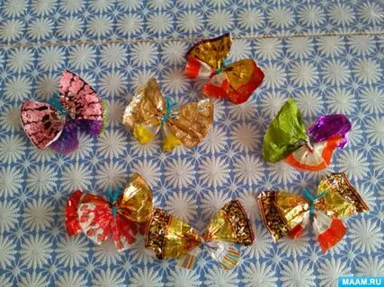 Поделки из фантиков