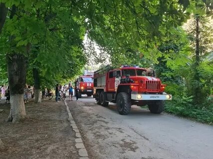 Горит завод в шахтах
