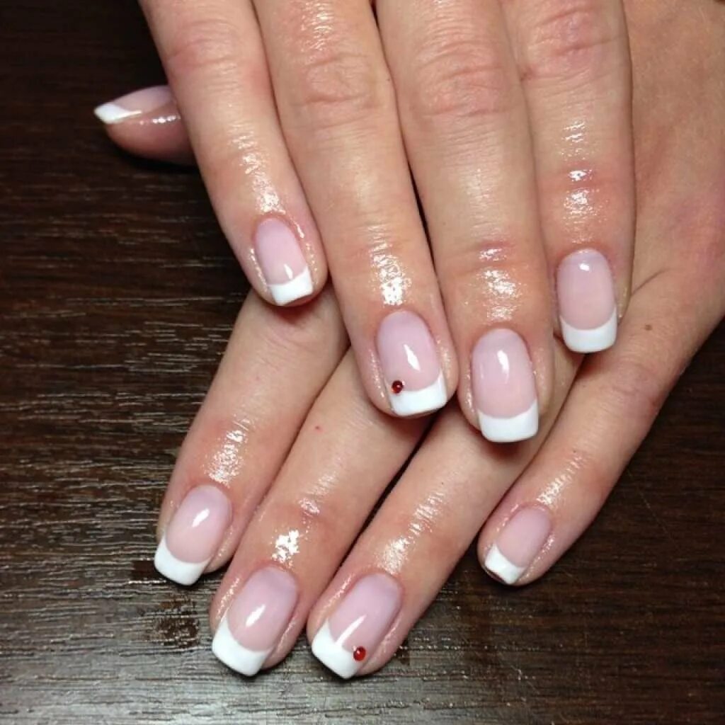 шеллак френч. ногти гель лак французский. свадебный маникюр френч гель лаком. шеллак французский френч.