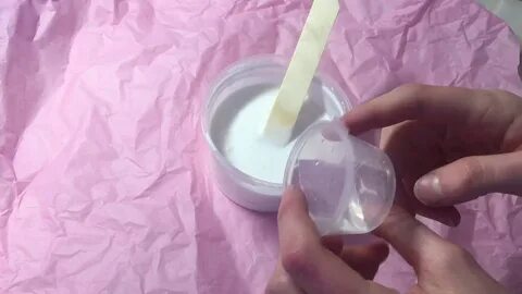 Слайм из прозрачного клея