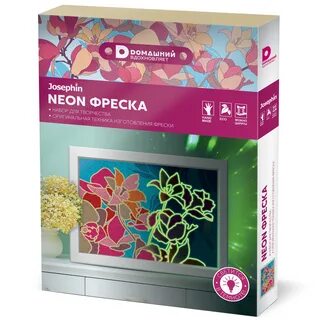 Неоновая фреска