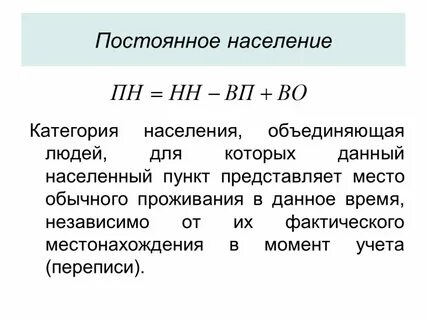 Постоянный житель