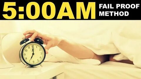 I at 7 00 every morning