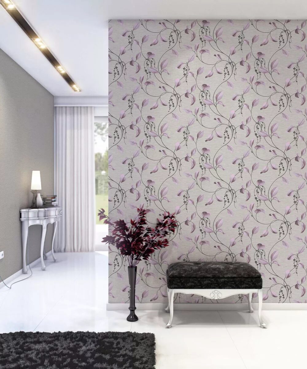 Как смотрятся в интерьере обои. Обои malex design 4007-5. 4007-3 malex design моф. 4007-5 обои листья моф «malex design» (серо-сирен.) (1,06*10). моф арт. 4038-2.