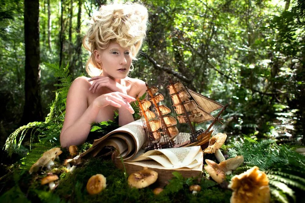 Женщина сказка фото Little Fairy Worlds Fairytale photography, Fairy tales, Women