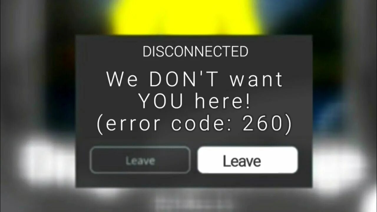 Session error code. Ошибка 260 РОБЛОКС. Roblox Error. Что значит ошибка 260 в РОБЛОКСЕ. Roblox Error code 280.