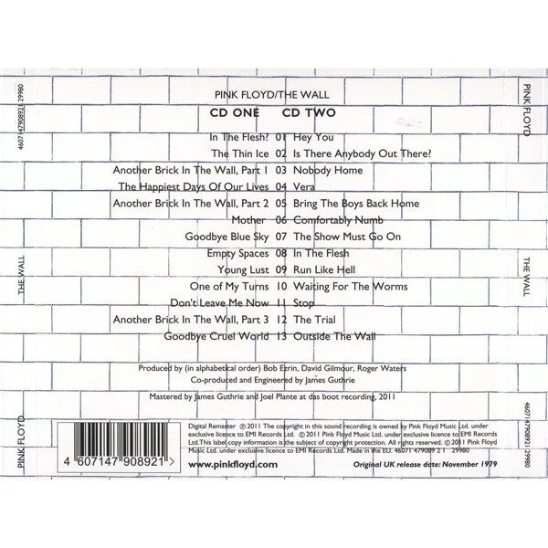 Обложка CD Pink Floyd the Wall. Pink Floyd 1979 the Wall. Pink Floyd the Wall диск. Альбом the Wall. Стен перевод песни