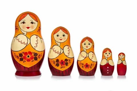 Матрешки разных размеров