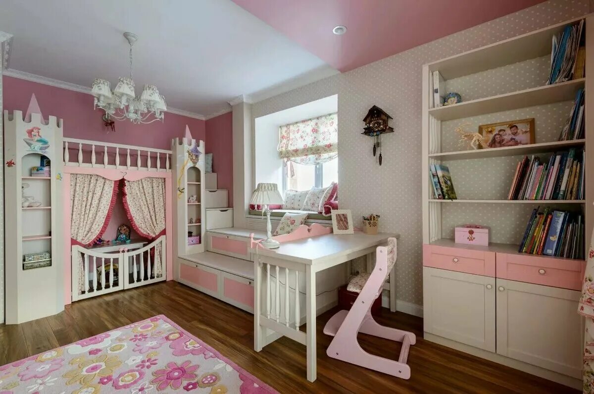 Спальня для девочки 5 лет. Детская комната для девочки 5 лет. Дизайн комнаты девочки 3 года. Комната для девочки 3 года. Дизайнерская детская комната для девочки.