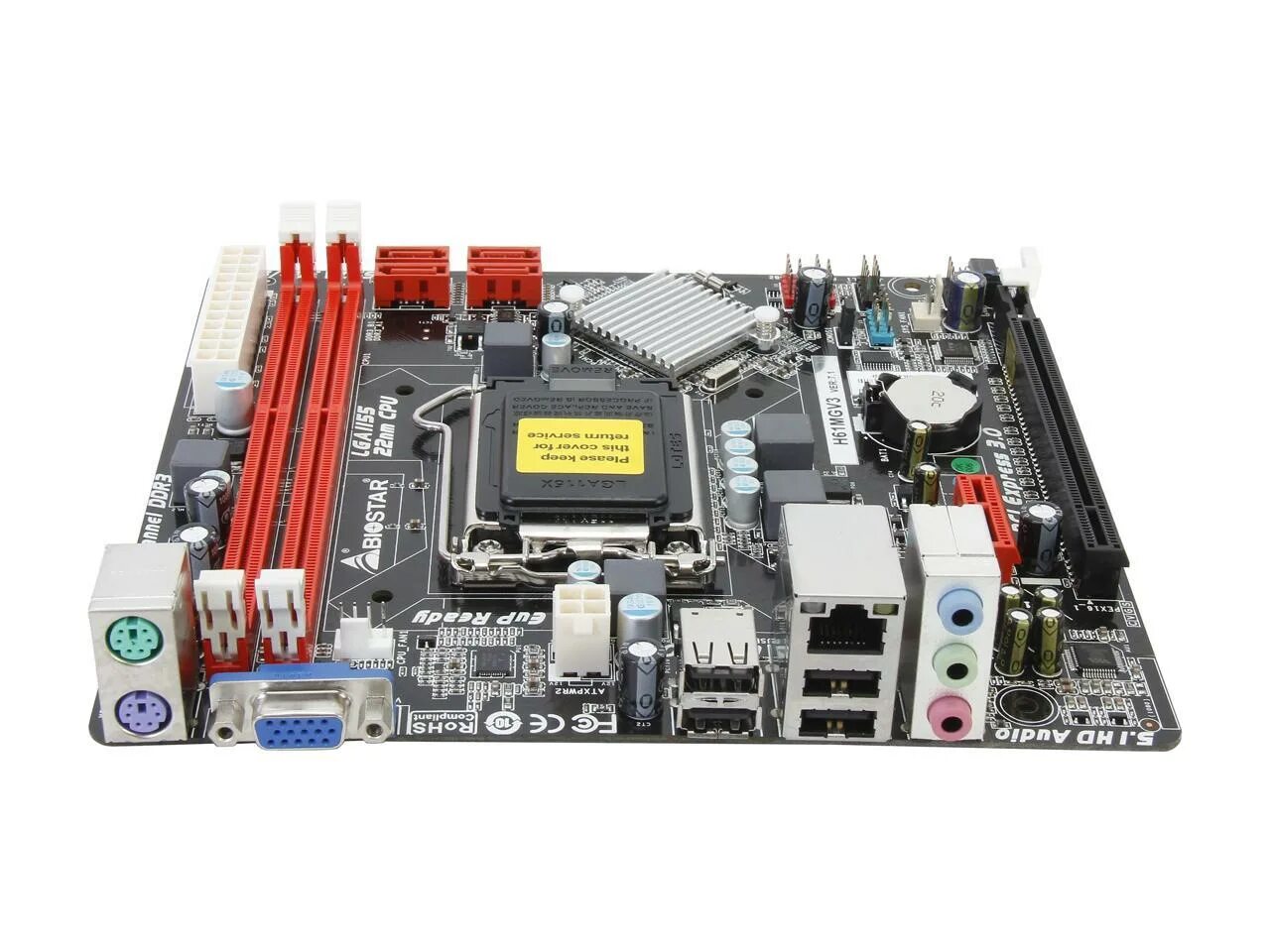 Материнская плата biostar h61mgv3 схема подключения Материнская плата Biostar H61MLV3 Ver. 7.x купить в интернет-магазине по низко