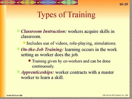 Type training