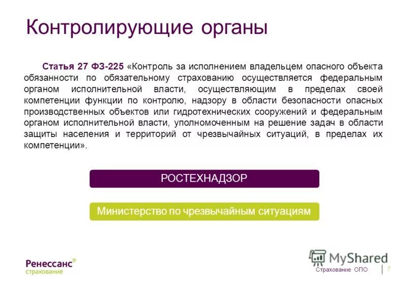 Кем осуществляется контроль за исполнением владельцем опасного