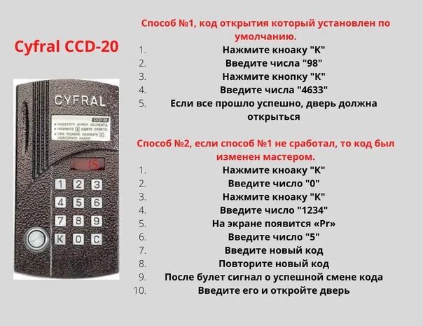 Открыть визит без ключа коды. Коды от домофона Cyfral. Коды для домофонов Cyfral без ключа открытия. Коды на домофон Cyfral. Домофон визит 2019.