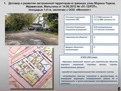 Развитие застроенных