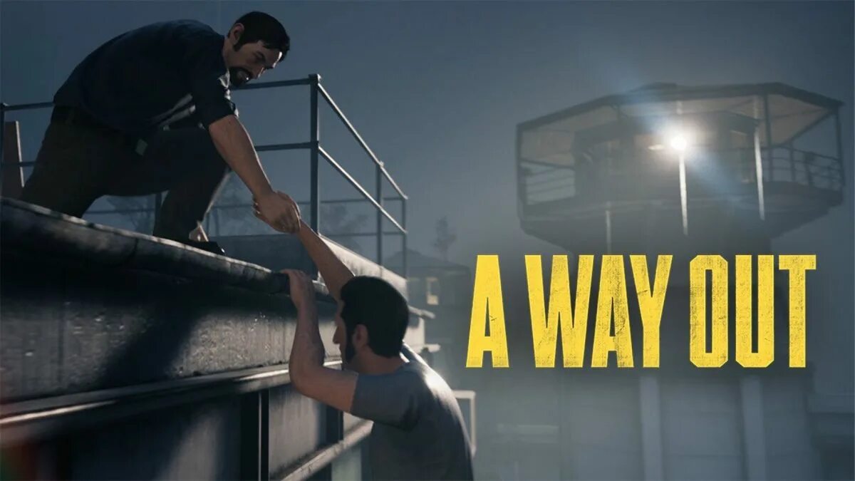 Best way out is. Way out игра. A way AOT. Wait out игра. Побег из тюрьмы a way out.