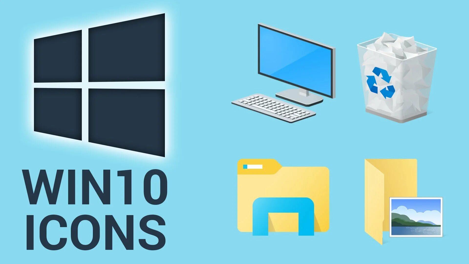 Win icons. Значок Windows. Иконки для Windows 10. Значок Windows 10. Значок корзины виндовс.