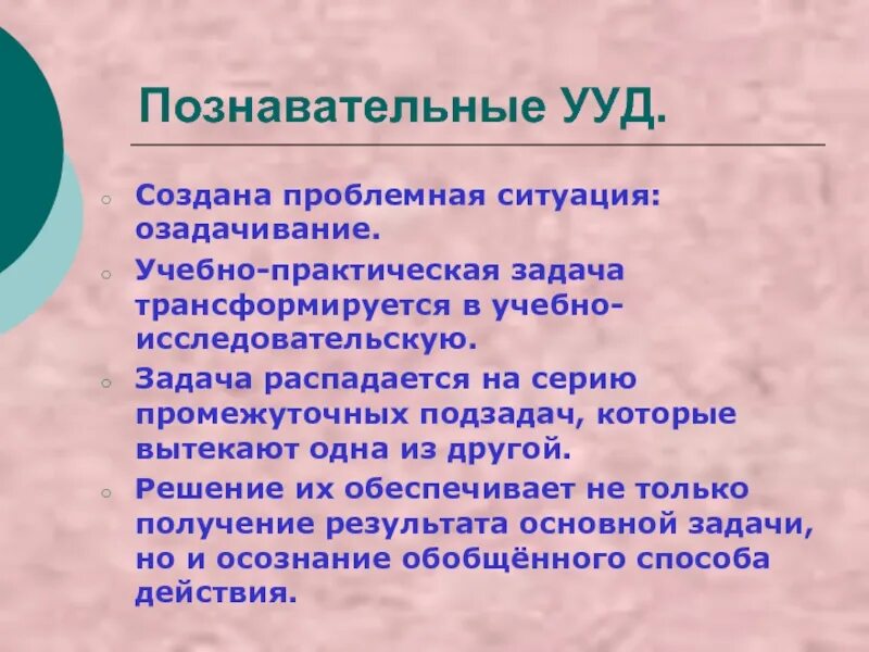 Познавательные универсальные учебные действия. Познавательные УУД. Создание проблемной ситуации личностные УУД. Создание проблемной ситуации на уроке УУД.