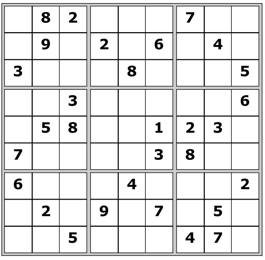 Судоку для детей 8 9 лет распечатать Sudoku for Kids Printable 101 Activity Sudoku printable, Sudoku, Printables kids