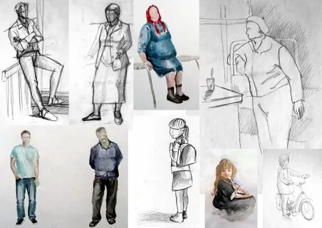 Рисунки фигура человека