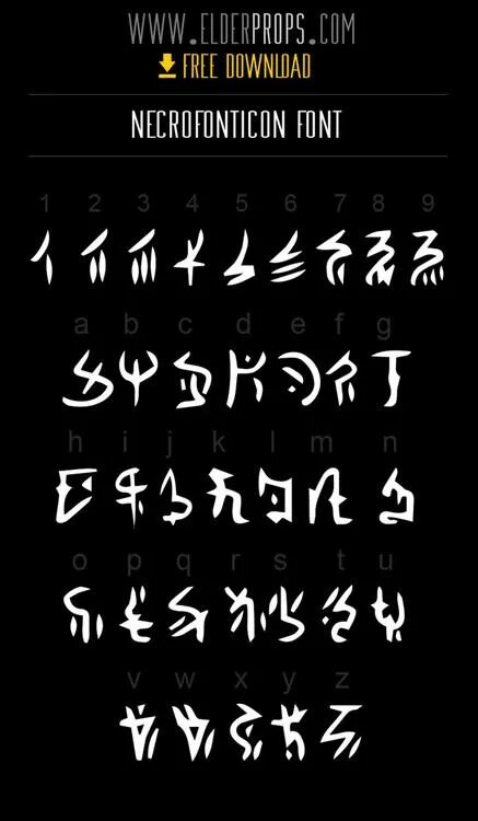 Codex rune. Фэнтези шрифт. Язык Праймов символы. Фэнтези алфавит. Шрифт руны.