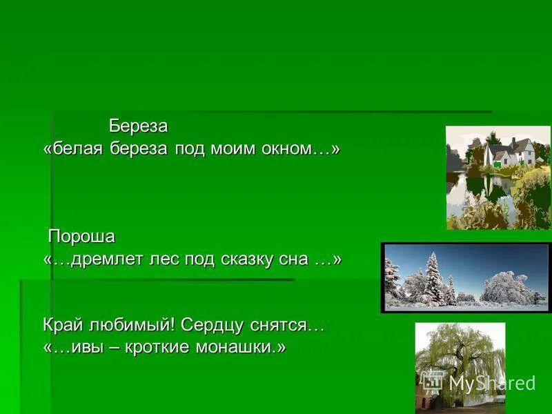 тема стихотворения есенина край любимый сердцу снятся