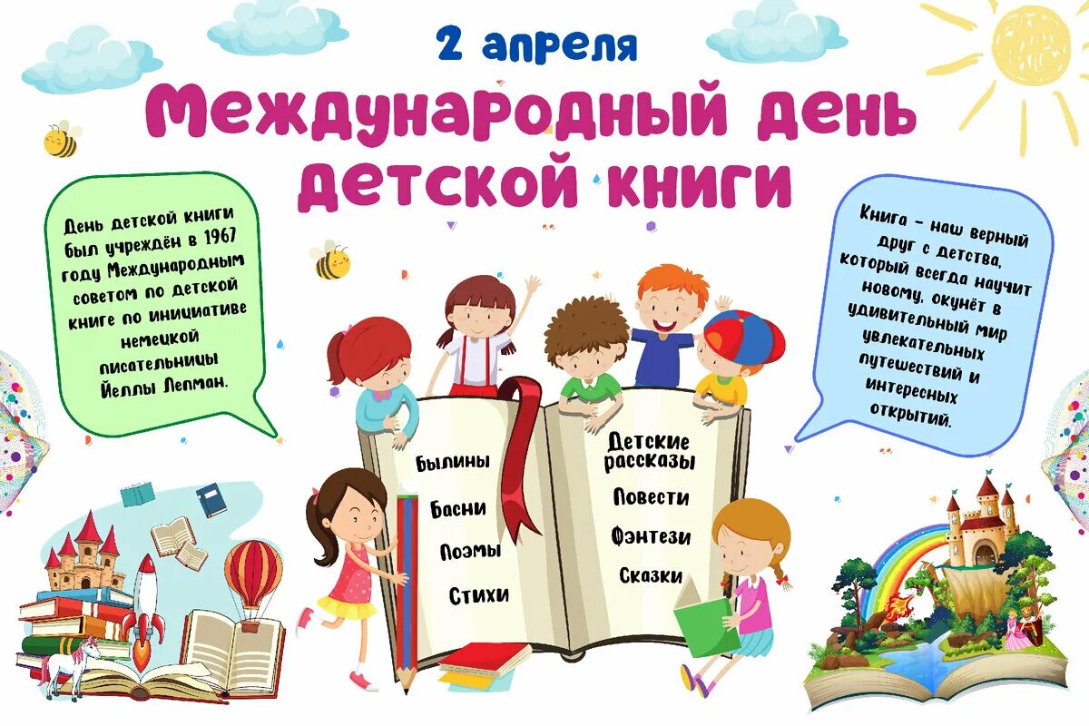 2 апреля есть праздник. День детской книги. 2 Апреля Международный день детской книги. Всемирный день детской книги. Всемирный день ребенка книги.