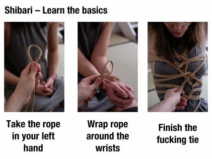 How to tie up tits.