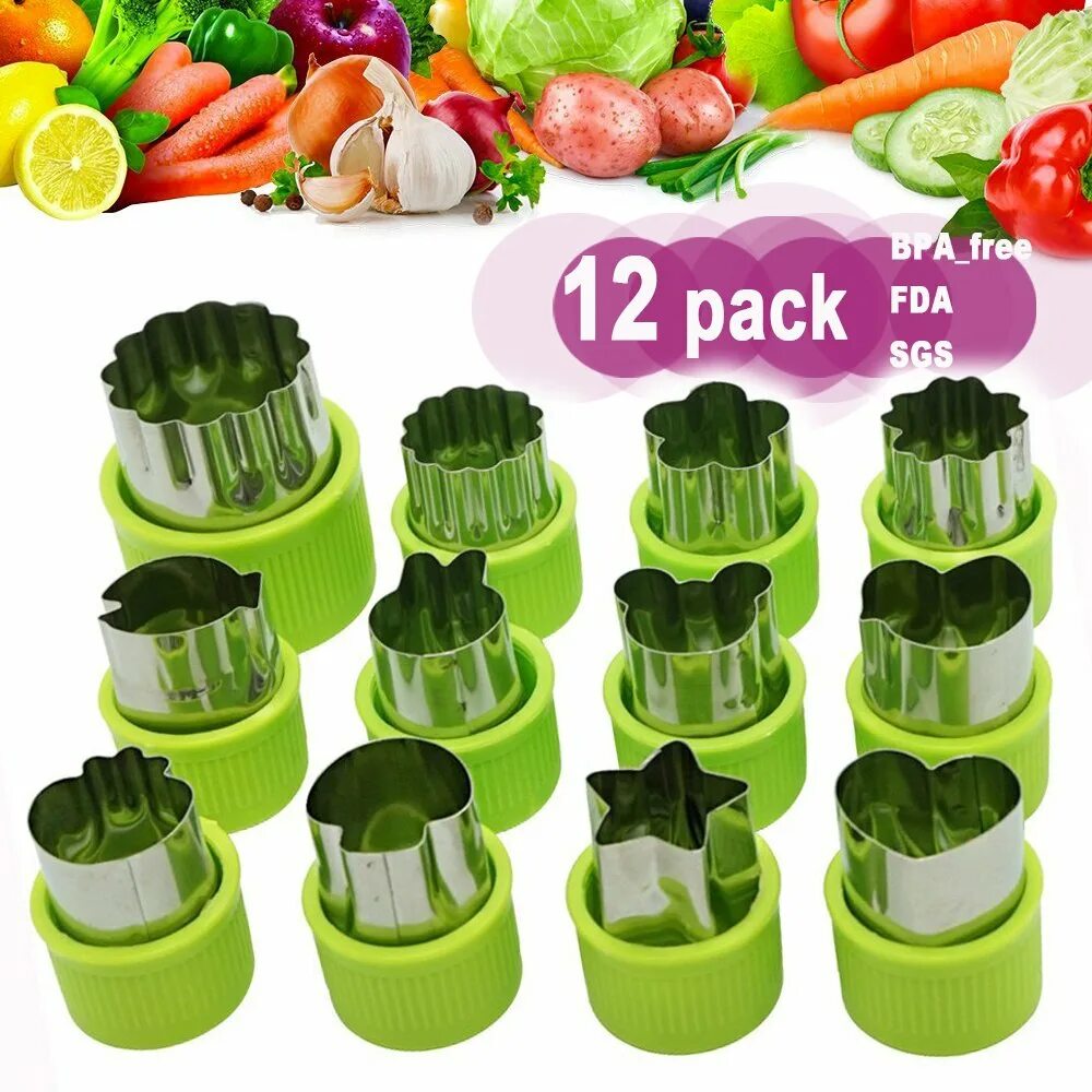 Формы для овощей. Формочки для нарезки овощей и фруктов. Формы для еды. Формочки для резки овощей и фруктов. Формочки для овощей и фруктов.