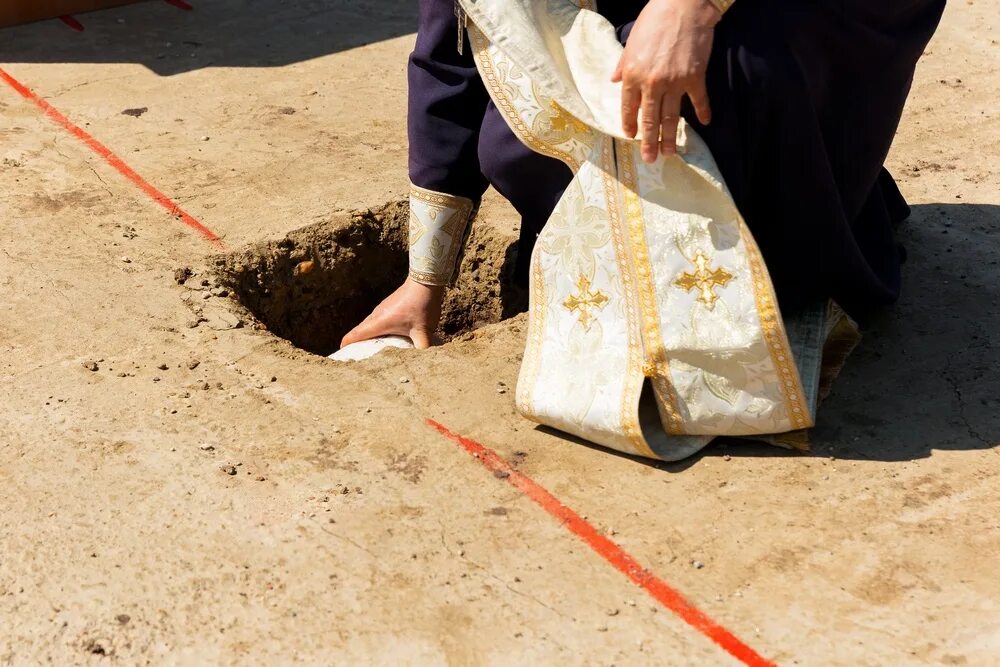 освящение камня