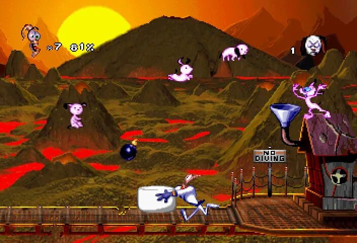 Игра джим 2. Червяк джим сега 2 уровень. Игра джим 2. Earthworm jim 2 sega. Earthworm jim 2 sega.