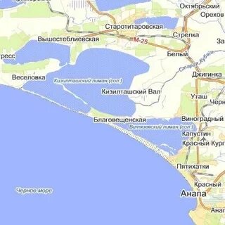 Карта джигинка краснодарский