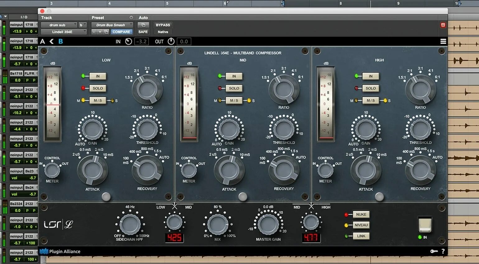 Plugin Alliance & Lindell Audio. Multiband компрессор. Multiband Compressor VST. Lindell Audio 50. Mastering plugins