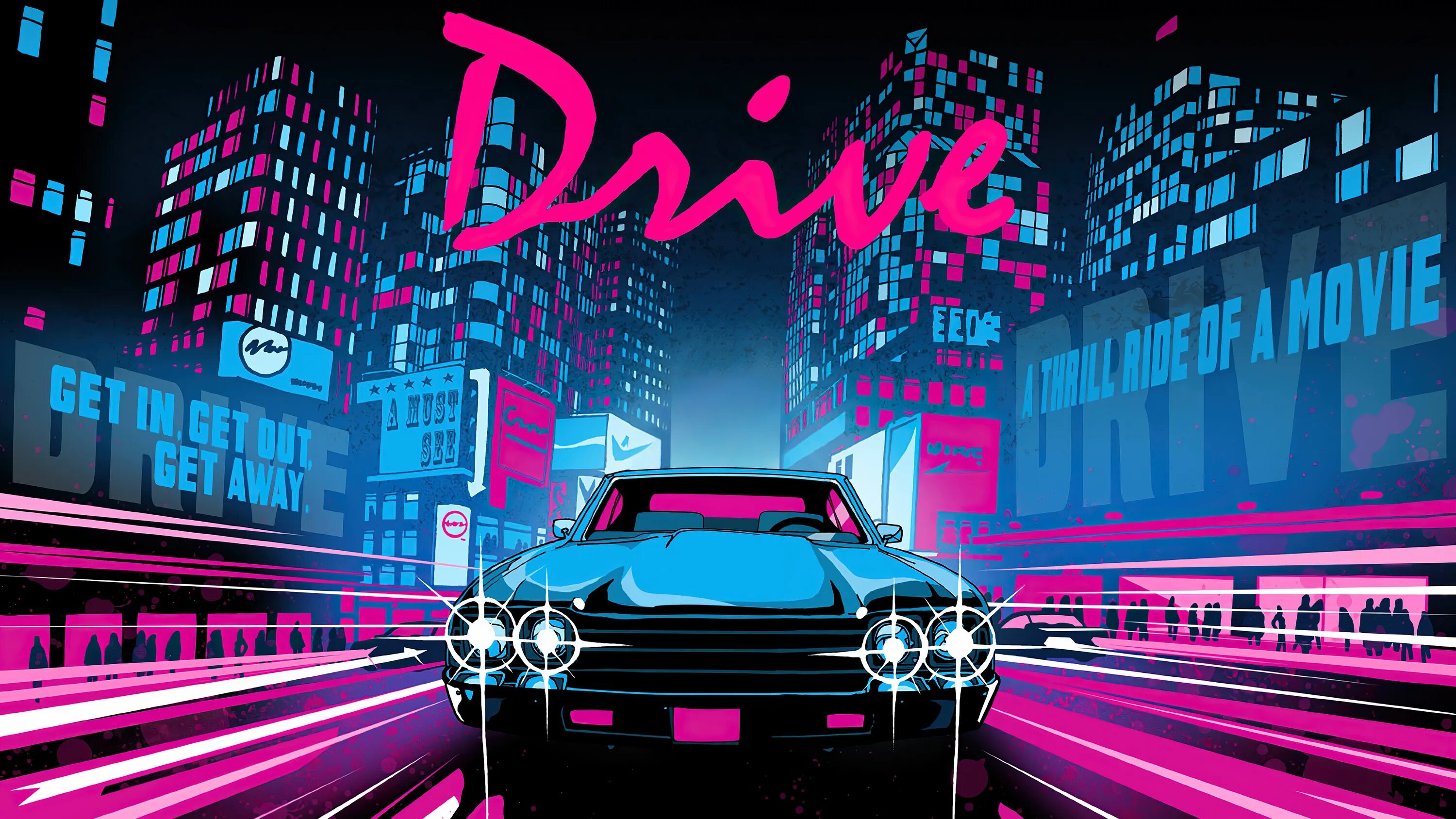 Na drive. Райан гослинг драйв. drive 2011. ретровейв drive. драйв обои.