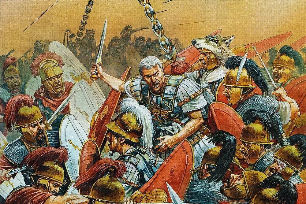 Битва при Фарсале (48 год до н. э.). Битва Цезаря и Помпея. Борьба за власть рима