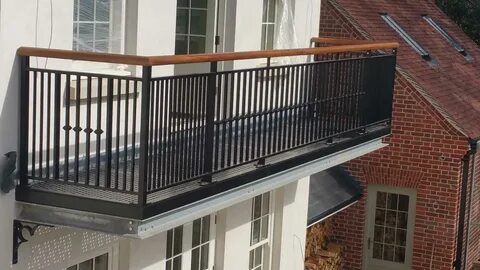 Stainless steel balconies, custom-made contemporary styles.