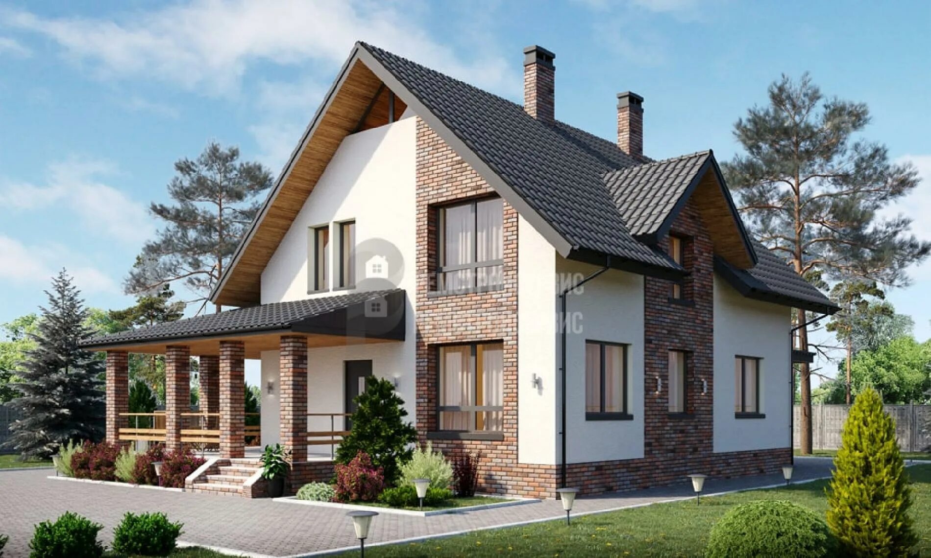 Проекты домов из газобетона. Одноэтажный дом с мансардой 150кв. Дом 80 кв.м двухэтажный с мансардой из газобетона. Кирпичный коттедж 150м2. Одноэтажный дом с мансардой 200м2.
