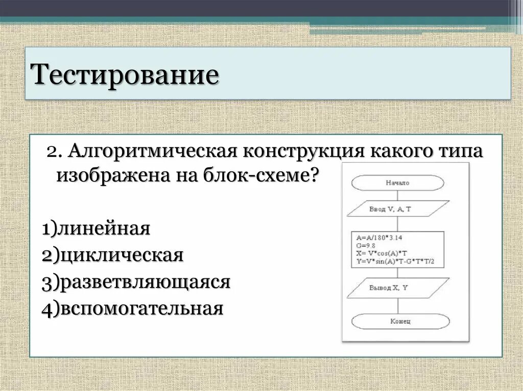 Алгоритмическая конструкция тест 1 вариант. Линейная алгоритмическая конструкция. Алгоритмическая конструкция какого типа изображена на схеме? *. Основные алгоритмические конструкции линейные. Алгоритмическая конструкция какого типа изображена на блок-схеме.