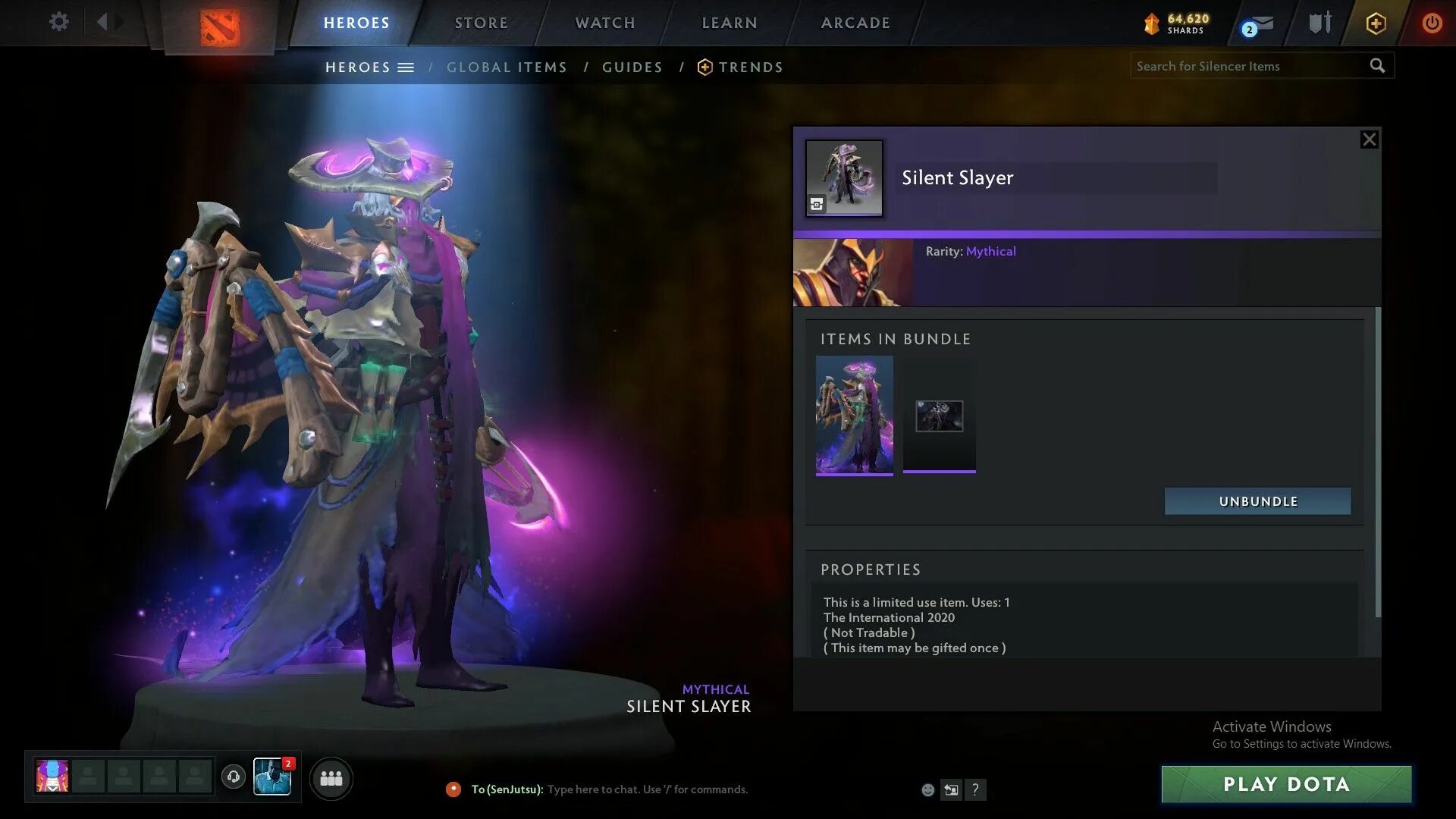 Silent dota 2. Dota 2 silencer silent slayer. silent slayer сет. collector cache 2025. сет сайленсера -silent slayer.