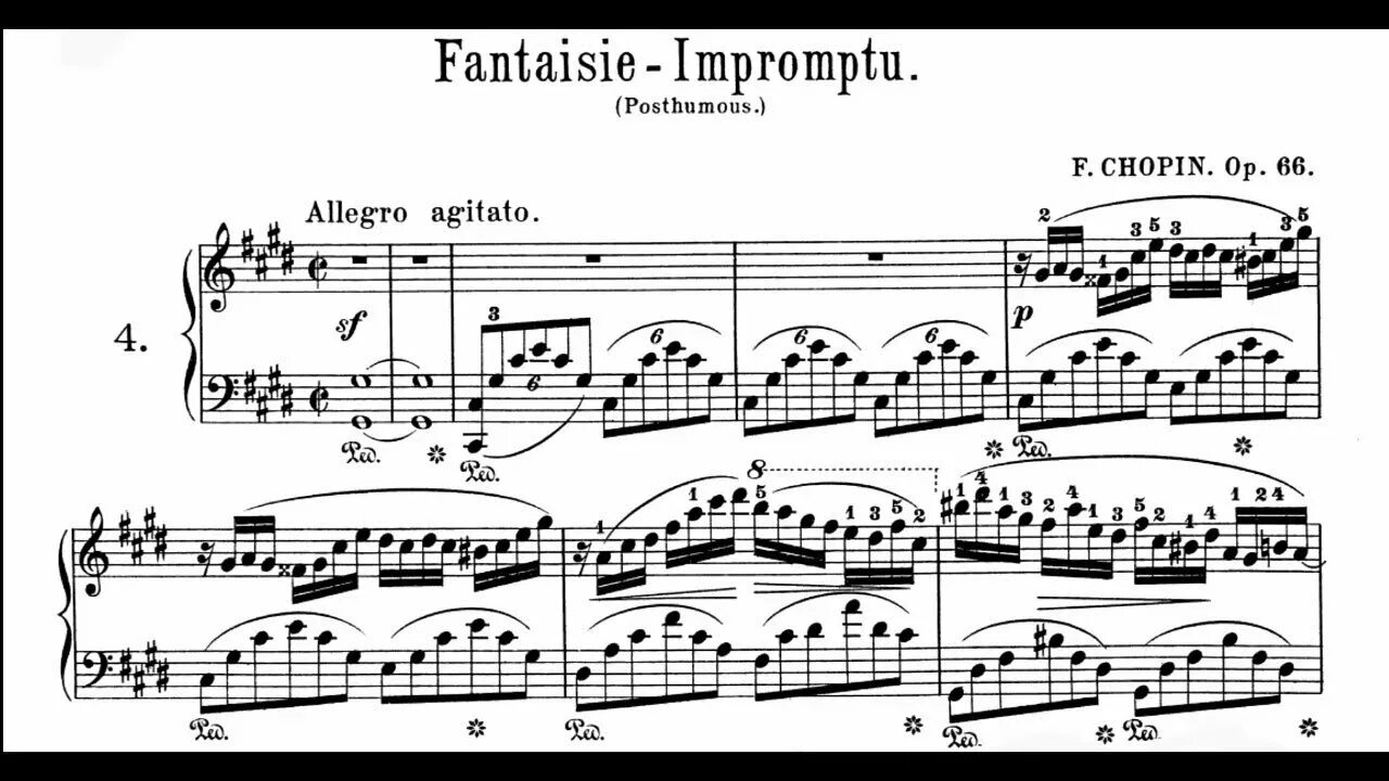 Фредерик шопен до минор. Fantaisie-impromptu, opus 66 фредерик шопен. шопен - fantasie impromptu (op. 66). chopin fantasie-impromptu op. 66. шопен fantasie impromptu ноты.