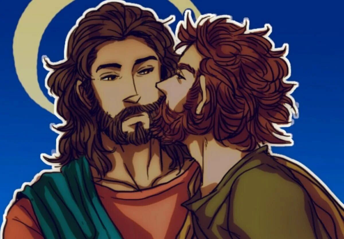 Иуда есть иисус. Иуда искариот и иисус. иуда искариот арт. иисус христосиуда искариот арт. иисус и иуда слэш.
