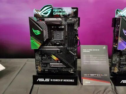 Материнская плата asus rog strix x570