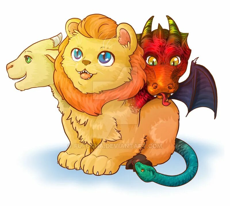 Chimera химера. Химера лев. химера мультяшка. химера арты. химера добрая.