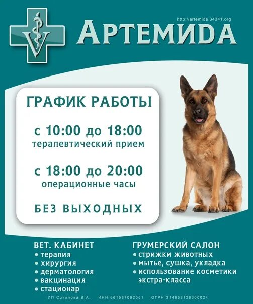 График работы ветклиник в. График работы ветклиник в