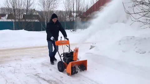 Работа снегоуборщика видео
