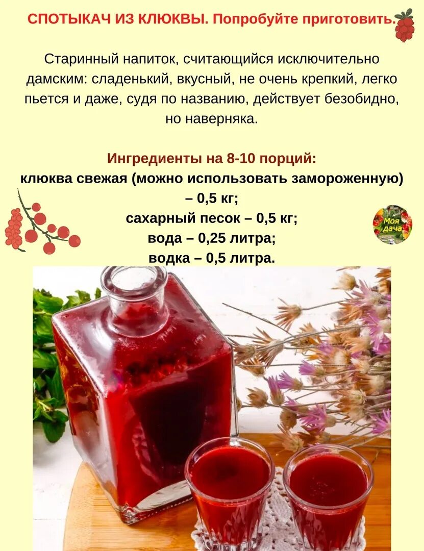 Как приготовить настойку из смородины