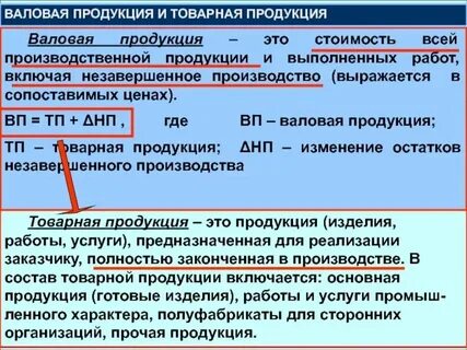 Реализуемая продукция это