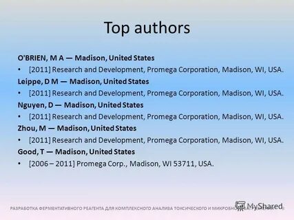Top authors