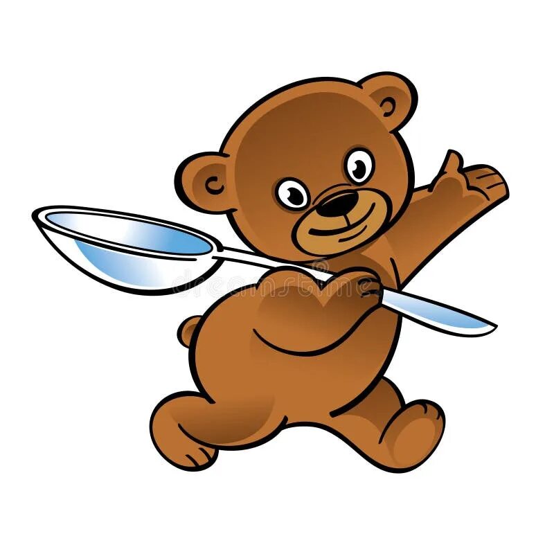 Мишка идет картинки